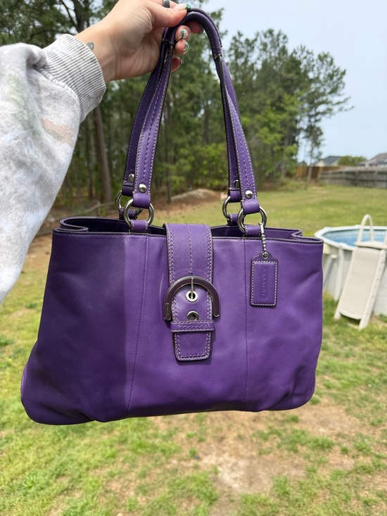 Coach Handbags - SOLD ‼️‼️ Coach Soho Leather Buckle Tote (Style F18751)